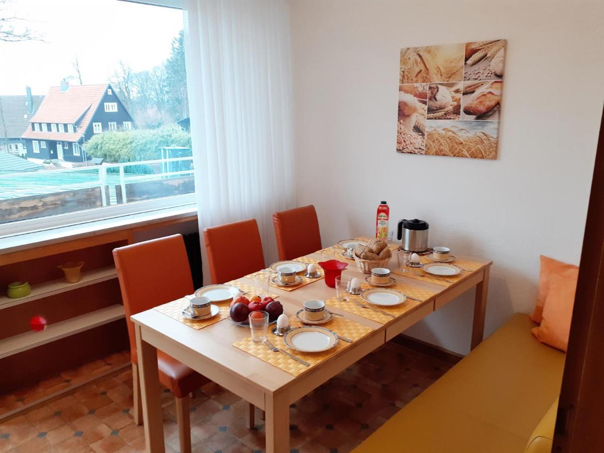 Premium-Ferienwohnungen Bergblick Im Haus Hopfe Goslar Esterno foto