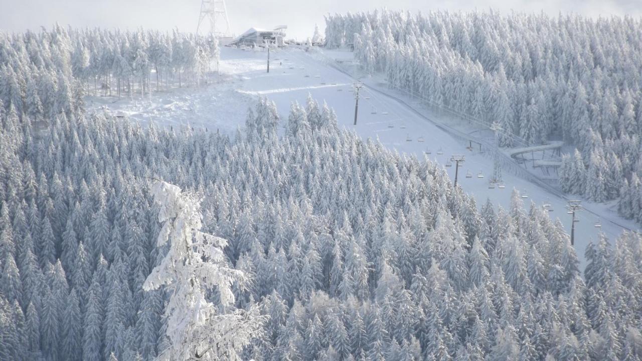 Premium-Ferienwohnungen Bergblick Im Haus Hopfe Goslar Esterno foto