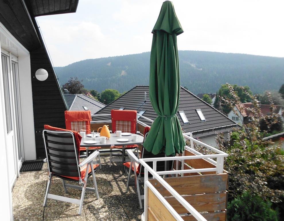 Premium-Ferienwohnungen Bergblick Im Haus Hopfe Goslar Esterno foto